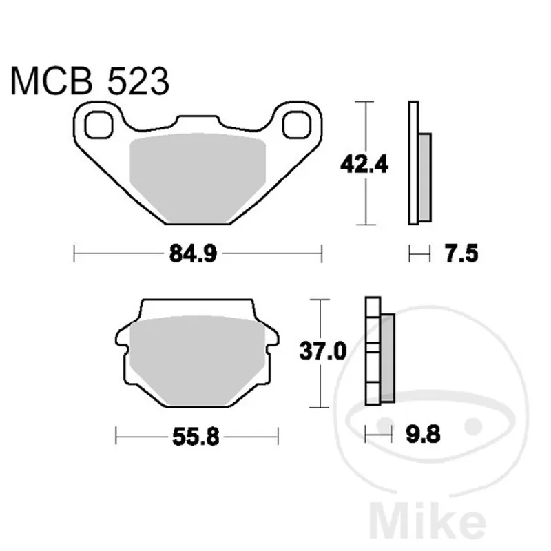 Brzdové destičky LUCAS STD MCB523 Ihned K Objednání