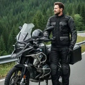 Koupit Online Cestovní enduro kalhoty na motorku TRAILER 4SQUARE - černá/šedá
