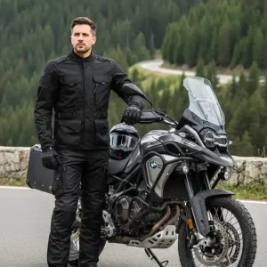 Akční Nabídka Cestovní enduro kalhoty na motorku TRAILER 4SQUARE - černá