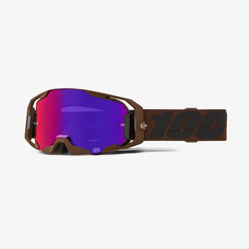 100 PROCENT GOGLE ARMATIC SALCEDO - PURPLE MIRROR LENS KOLOR BRĄZOWY/CZARNY SZYBKA FIOLETOWE LUSTRO Odeslání Ihned