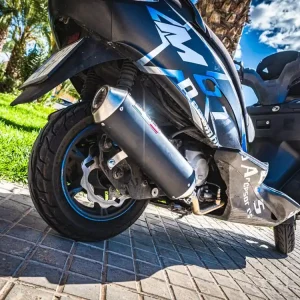 Akce Koncovka výfuku Slip-on GPR EVO4 ROAD PI.10.EVO4 Matná černá zahrnuje spojovací svod a odnímatelný dB killer